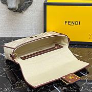 Fendi Baguette Beige FF Canvas Bag 8BR600AC9OF1DSZ - 5