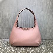VALENTINO Original Leather Shoulder Bag 20077 Pink  - 4