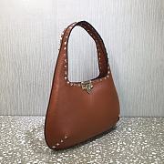 VALENTINO Original Leather Shoulder Bag 20077 Brown - 3
