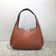VALENTINO Original Leather Shoulder Bag 20077 Brown - 1