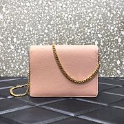 VALENTINO Garavani Vring Nude Leather Mini Chain Crossbody 069 - 2