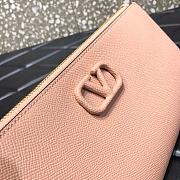 VALENTINO Garavani Logo Clutch Nude 060   - 2