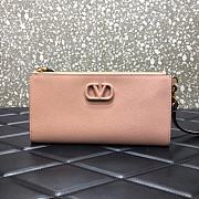 VALENTINO Garavani Logo Clutch Nude 060   - 1