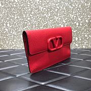 VALENTINO Garavani Logo Clutch Red 065 - 6