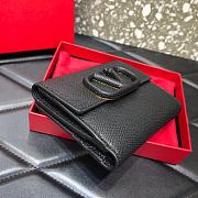 VALENTINO Logo Wallet Black 063  - 6