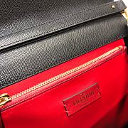 VALENTINO VSling Leather Top Handle Bag Black 2829  - 4