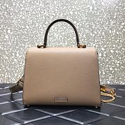 VALENTINO VSling Leather Top Handle Bag Beige 2829  - 2