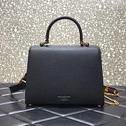 VALENTINO VSling Leather Top Handle Bag Black 2828  - 3