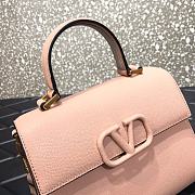 VALENTINO VSling Leather Top Handle Bag Nude 2828  - 6