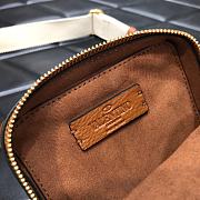 Small VALENTINO Garavani Identity Leather Crossbody Bag Brown 0954 - 5