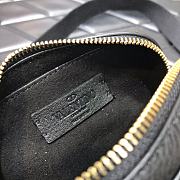 Small VALENTINO Garavani Identity Leather Crossbody Bag Black 0954  - 6