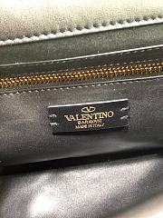 Valentino Roman Stud Large Leather Shoulder Bag Black 2060  - 6