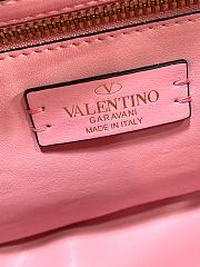 Valentino Roman Stud Large Leather Shoulder Bag Nude 2060  - 3
