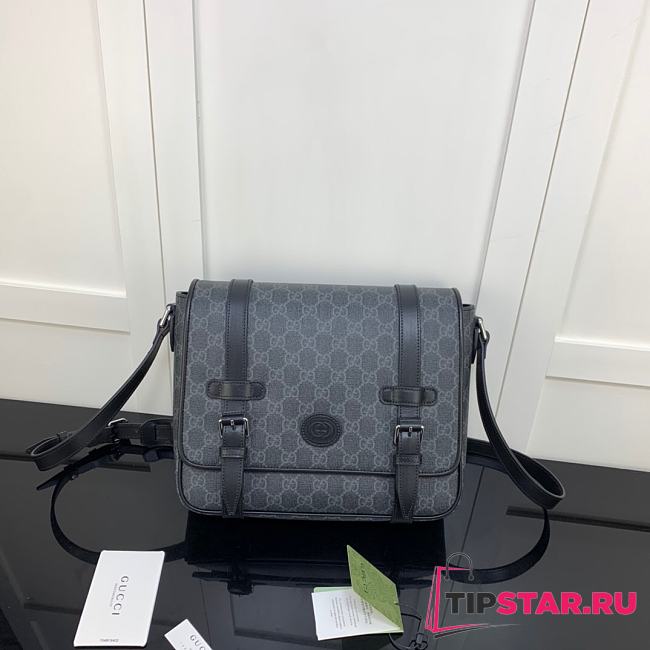 GUCCI Messenger Bag In GG Supreme 658542 Black - 1