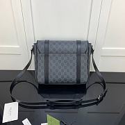 GUCCI Messenger Bag In GG Supreme 658542 Black - 6