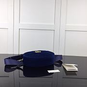 GUCCI GG Marmont Matelasse Belt Bag Dark Blue 476434  - 6