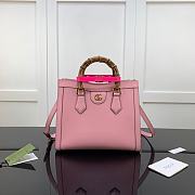 Gucci Diana small tote bag pink 660195 27cm - 1