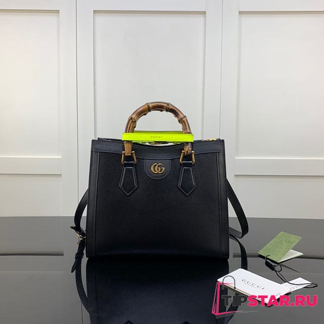 Gucci Diana small tote bag black 660195 27cm - 1