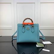 Gucci Diana small tote bag blue 660195 27cm - 1