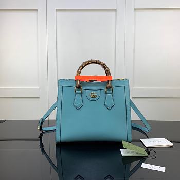 Gucci Diana small tote bag blue 660195 27cm