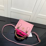 Gucci Diana mini tote bag pink 665661 20cm - 2