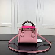 Gucci Diana mini tote bag pink 665661 20cm - 3