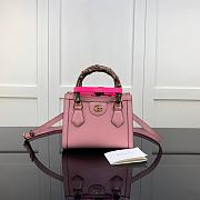 Gucci Diana mini tote bag pink 665661 20cm - 1