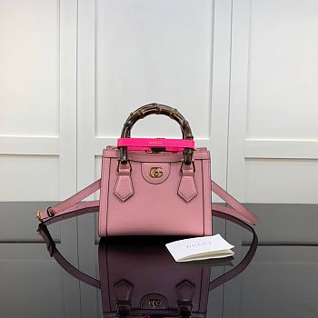 Gucci Diana mini tote bag pink 665661 20cm