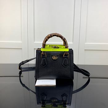 Gucci Diana mini tote bag black 665661 20cm