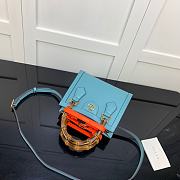 Gucci Diana mini tote bag blue 665661 20cm - 5