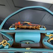 Gucci Diana mini tote bag blue 665661 20cm - 3