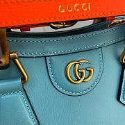 Gucci Diana mini tote bag blue 665661 20cm - 2
