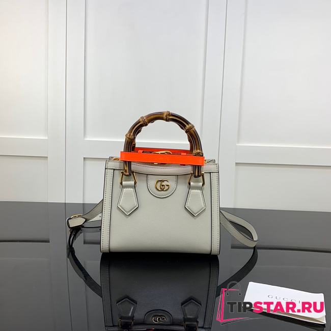 Gucci Diana mini tote bag white 665661 20cm - 1