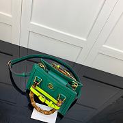 Gucci Diana mini tote bag green 665661 20cm - 4