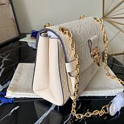 LV Vavin BB Monogram Empreinte Leather White M44550  - 3