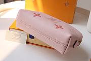 LV Cosmetic Pouch Monogram Empreinte Leather Pink M80502  - 6