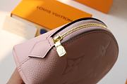 LV Cosmetic Pouch Monogram Empreinte Leather Pink M80502  - 4