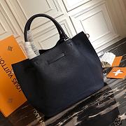 LV Girolata Bag Mahina Leather M54839 Dark Blue  - 4