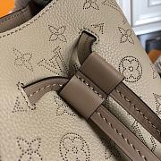 LV Girolata Bag Mahina Leather M54839 Gray  - 4