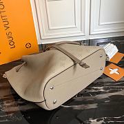 LV Girolata Bag Mahina Leather M54839 Gray  - 5