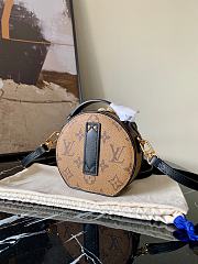 LV Mini Boite Chapeau Monogram Reverse in Brown - Small Leather M68276 - 2