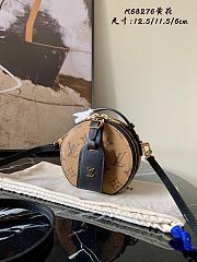 LV Mini Boite Chapeau Monogram Reverse in Brown - Small Leather M68276 - 1