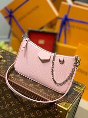 LV Epi Leather Easy Pouch on Strap Mini Bag M80483 Pink  - 1