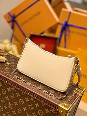 LV Epi Leather Easy Pouch on Strap Mini Bag M80479 Beige  - 3