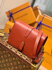 LV Rendez-Vous Leather Lock Bag Red M57744  - 5