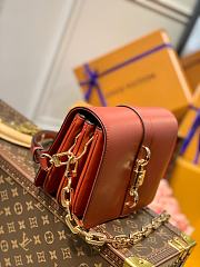 LV Rendez-Vous Leather Lock Bag Red M57744  - 3