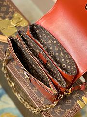 LV Rendez-Vous Leather Lock Bag Red M57744  - 2