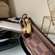 LV Pochette Accessoires Clutch Shoulder Bag N40712 Brown Small  - 5