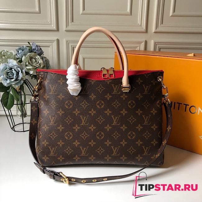 LV Palace 2 Way Tote Bag M40906 Red  - 1