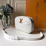 LV New Wave Camera Bag M53683 White  - 4